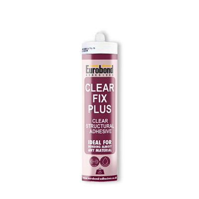 Eurobond ClearFix® Plus Crystal Clear Structural Adhesive 290ml