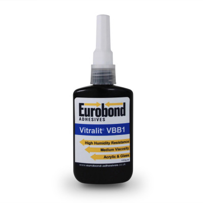 Vitralit® VBB1 Transparent UV Adhesive for Plastic & Glass 100gm
