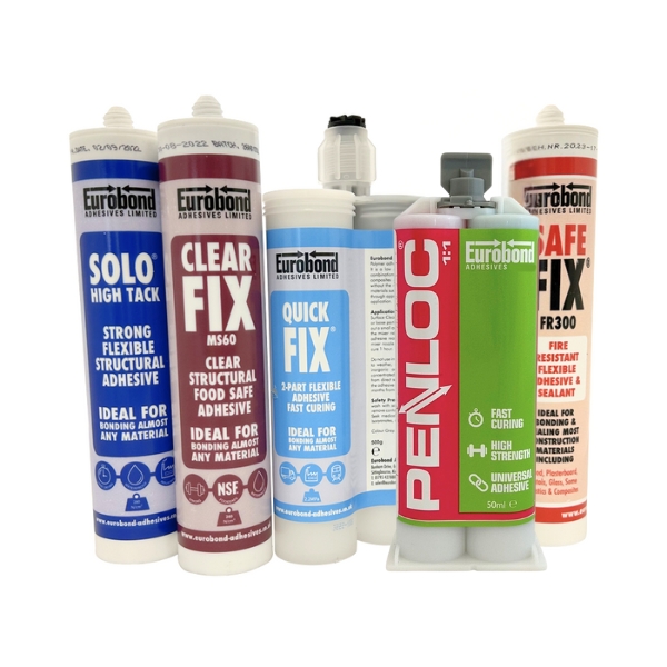 Eurobond Adhesive tubes variety of products from the range